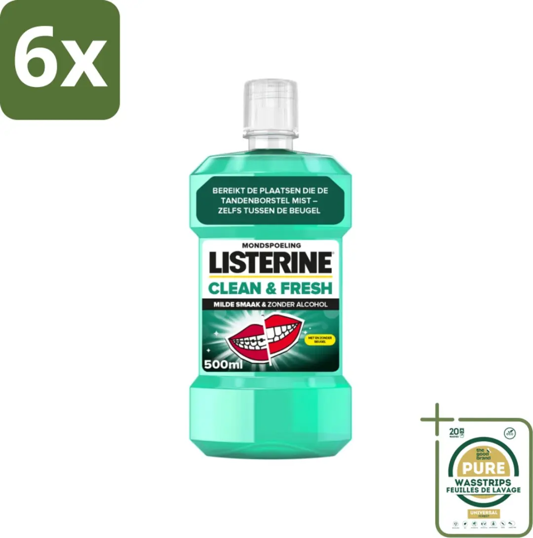 Listerine Clean & Fresh Mondwater 500ml