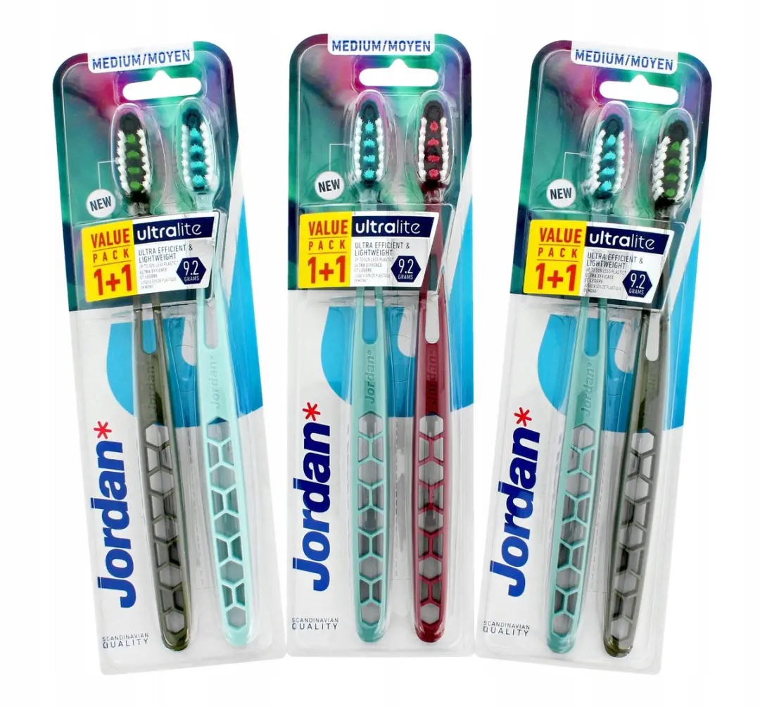 Jordan Ultralite Handtandenborstels Medium - 8 Stuks