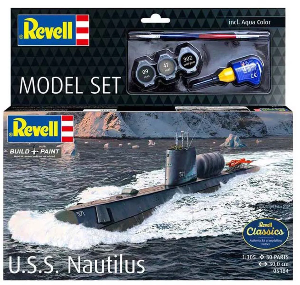 Revell U.S.S. Nautilus 65184 Modelbouwpakket - 1:300 - Multi