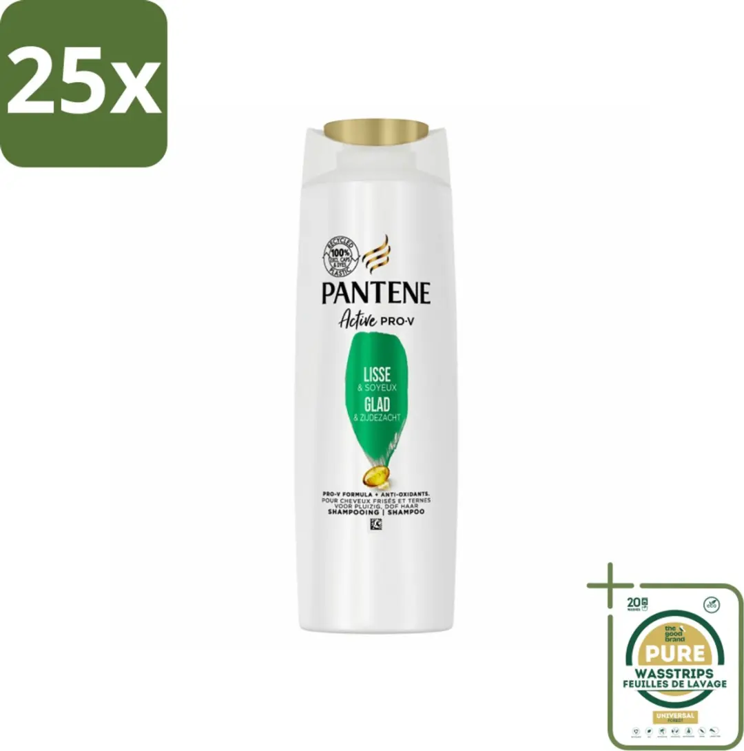 Pantene Glad & Zijdezacht Shampoo 25x225ml