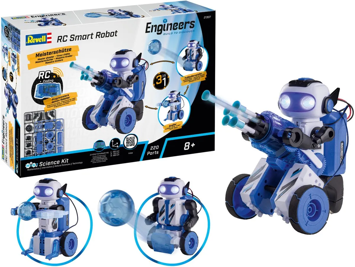 Revell 21307 Engineers RC Slimme Robot Modelbouwpakket