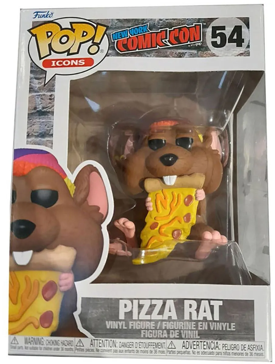 Funko POP! Icons Comic Con New York Pizza Rat - Multi