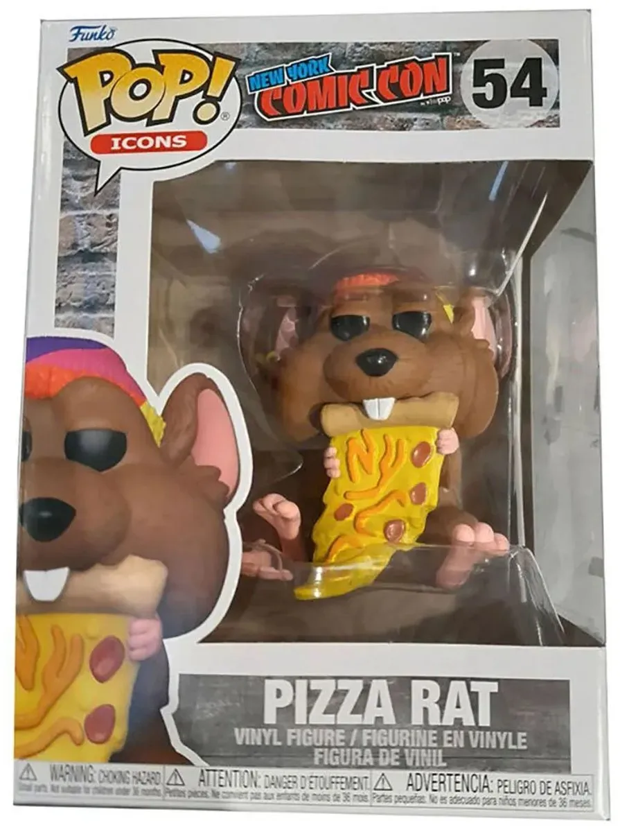 Funko POP! Icons Comic Con New York Pizza Rat - Multi