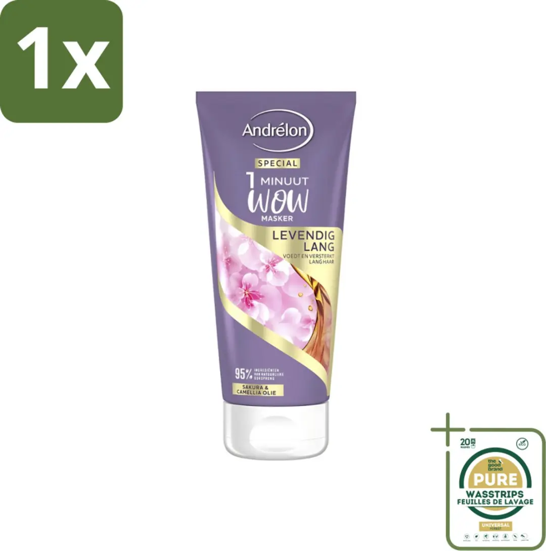 Andrélon 1 Minuut Wow Haarmasker 180ml