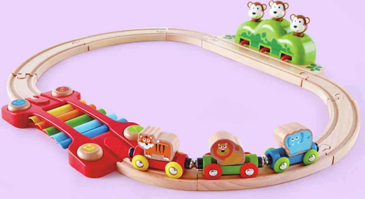 Hape Muzikale Aapjes Spoorweg E3825