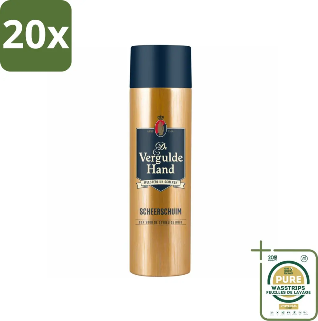 Vergulde Hand Scheerschuim 250ml