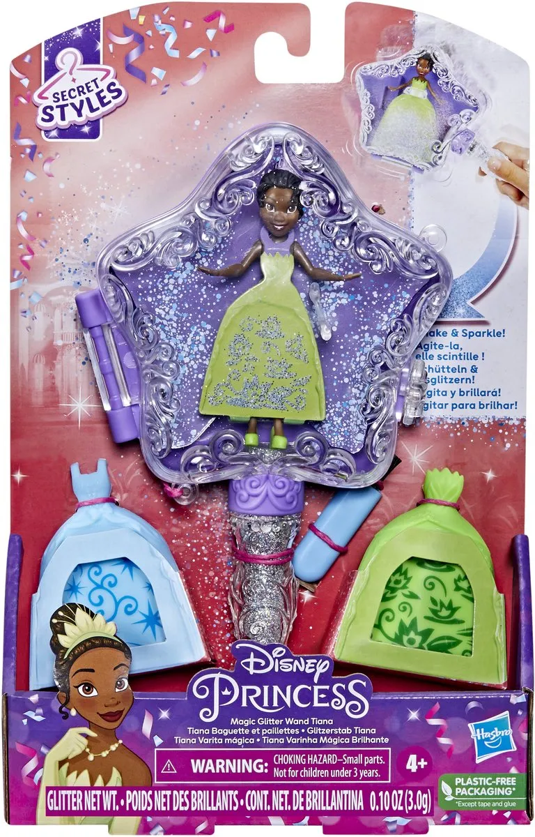 Disney Princess Magic Glitter Tiana Speelfiguur - Divers