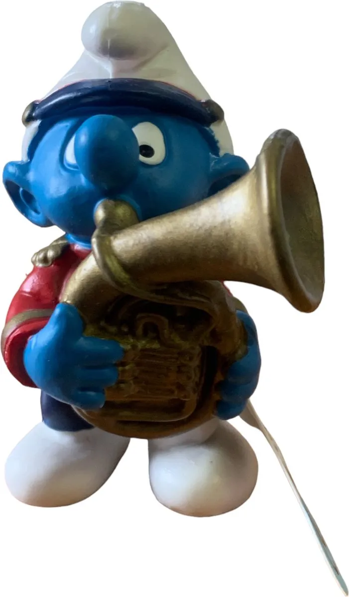 Schleich Smurf met Tenor Hoorn 20482