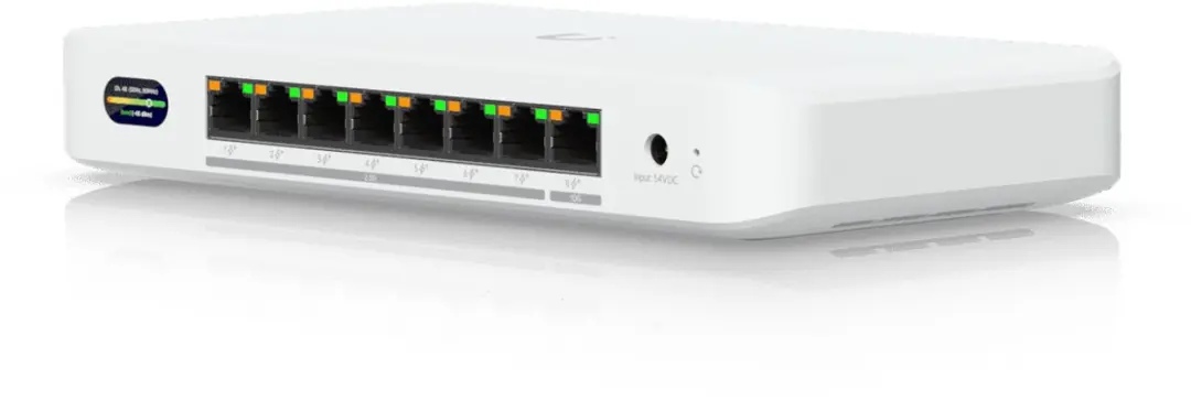 Ubiquiti UniFi UDB-SWITCH WiFi 7 Switch - 8x PoE+ 35W - Wit