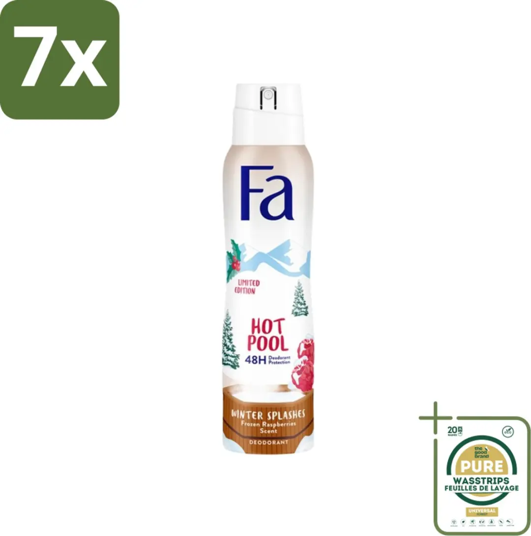 Fa Deospray Winter Splashes 1050ml - 7 Stuks