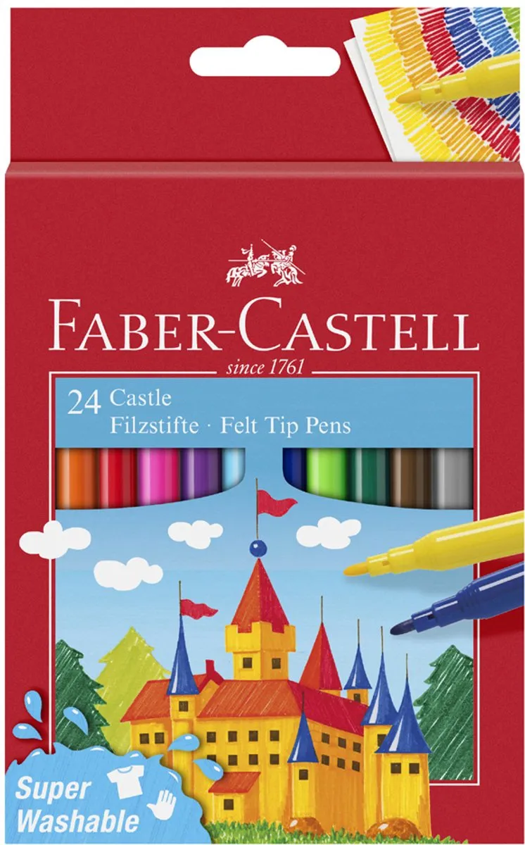 Faber-Castell FC-554203 Viltstiften - 36 Stuks - Multi - afbeelding 6 van 6