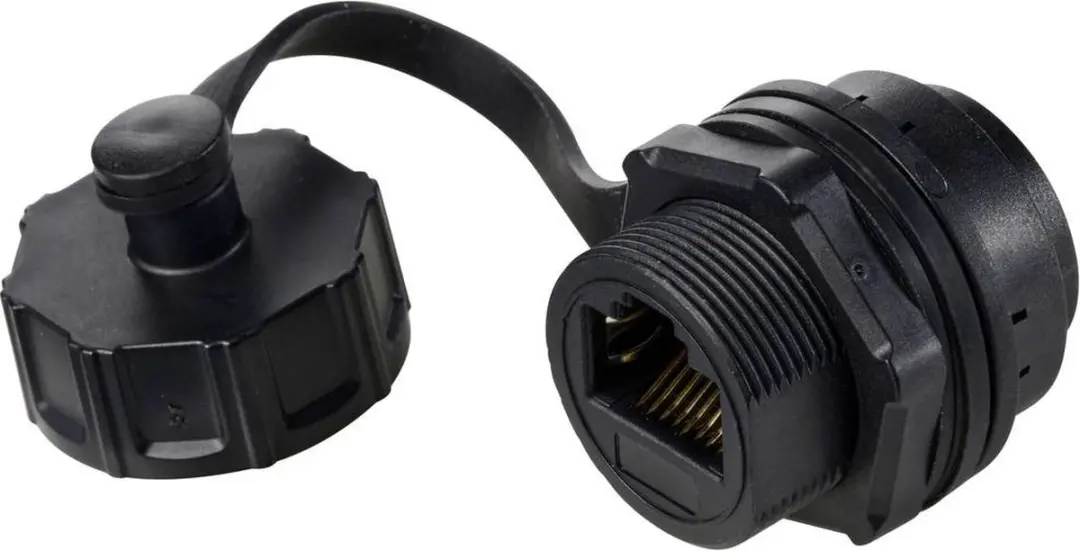 Tru Components TC-12770440 RJ45 Inbouwbus - Rond
