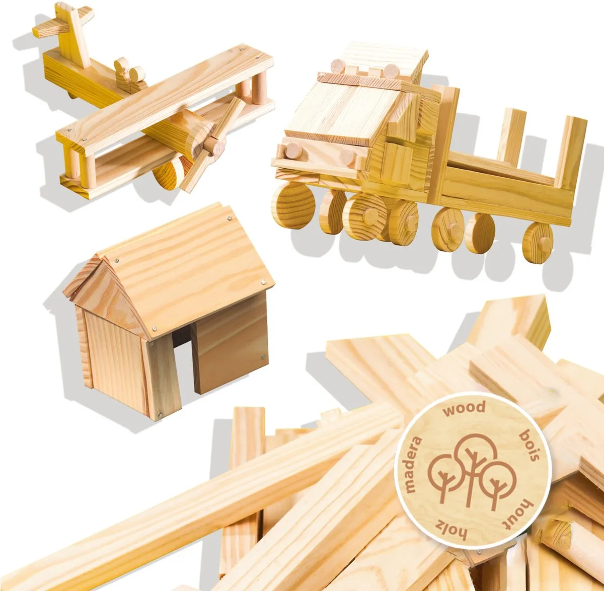 SES Creative Timmerset Luxe Montessori - 5 Stuks - Deluxe
