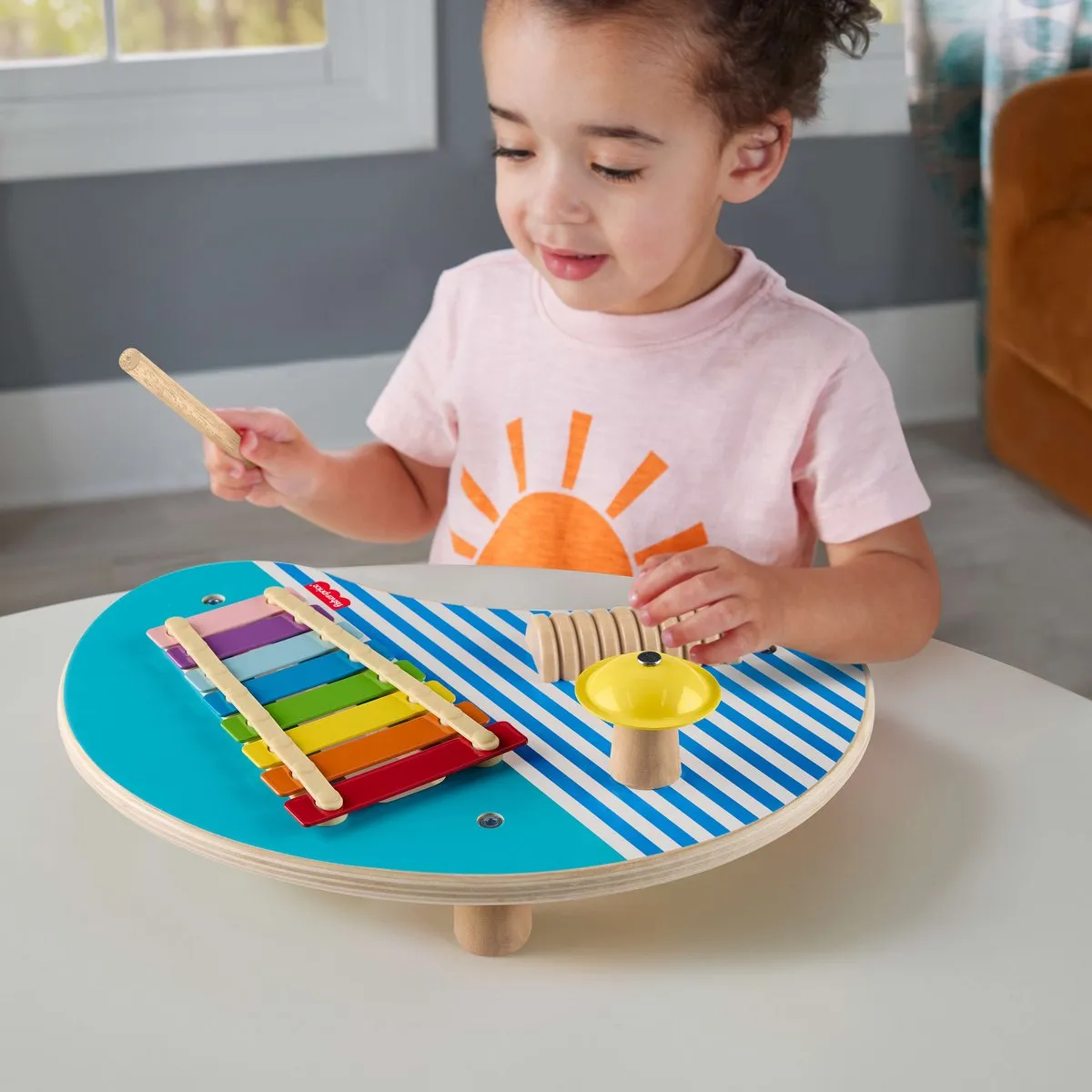Fisher Price Houten Muziektafel - 3-delig Multicolor