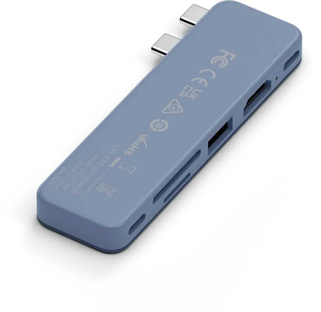Satechi USB-C Snap Hub ST-HUSNB - HDMI 4K Blauw - afbeelding 3 van 6