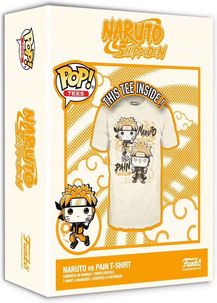 Funko Boxed Tee Naruto vs Pain - M - 72883