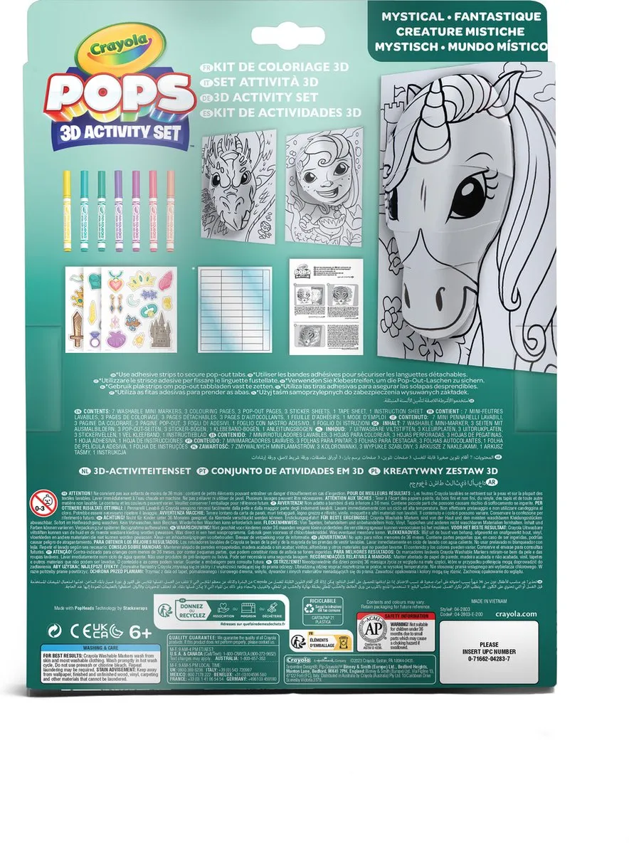 Crayola POPS Mystieke Wezens Hobbypakket - Multicolor
