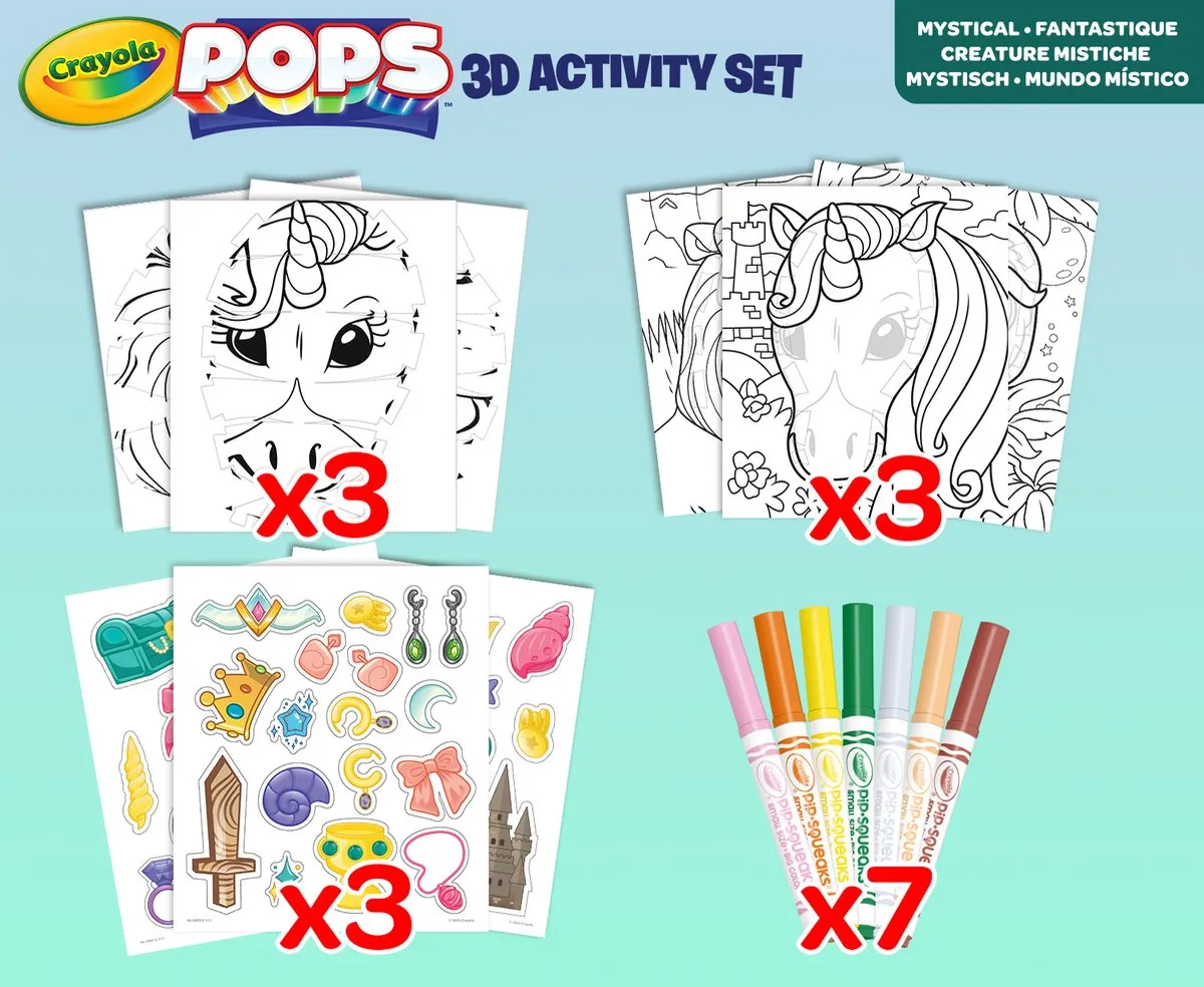 Crayola POPS Mystieke Wezens Hobbypakket - Multicolor