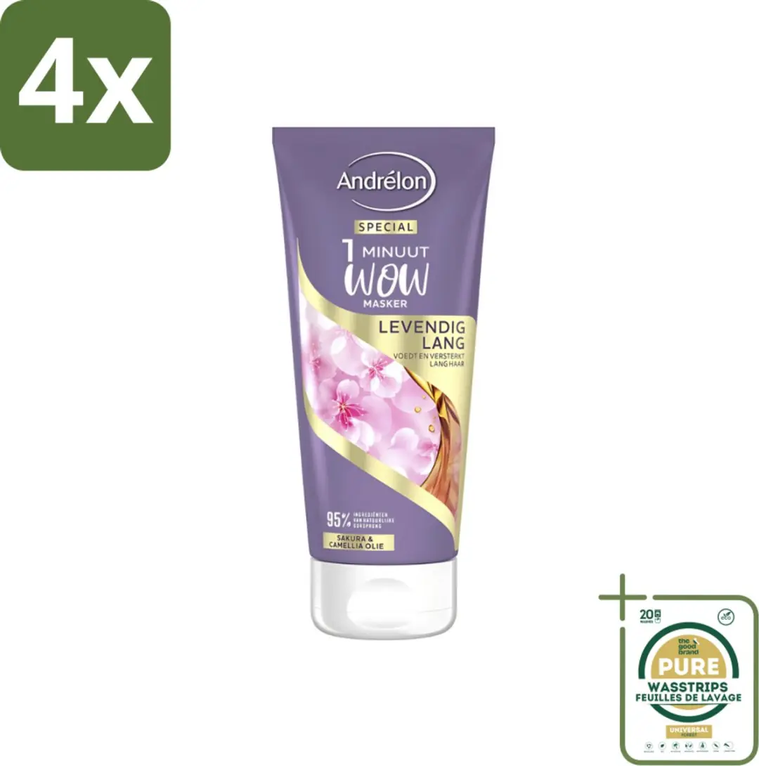 Andrélon 1 Minuut Wow Haarmasker 180ml