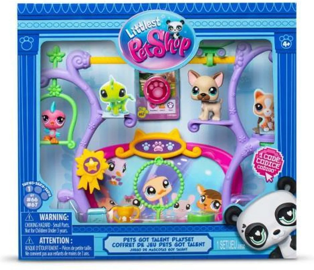 Bandai Namco Littlest Pet Shop Pets Got Talent Playset - Multicolor