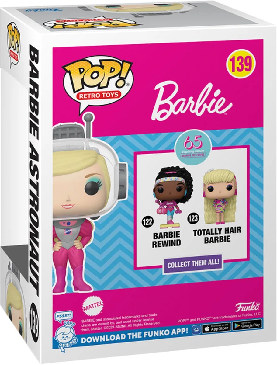 Funko Pop Barbie Astronaut #139 - Multi