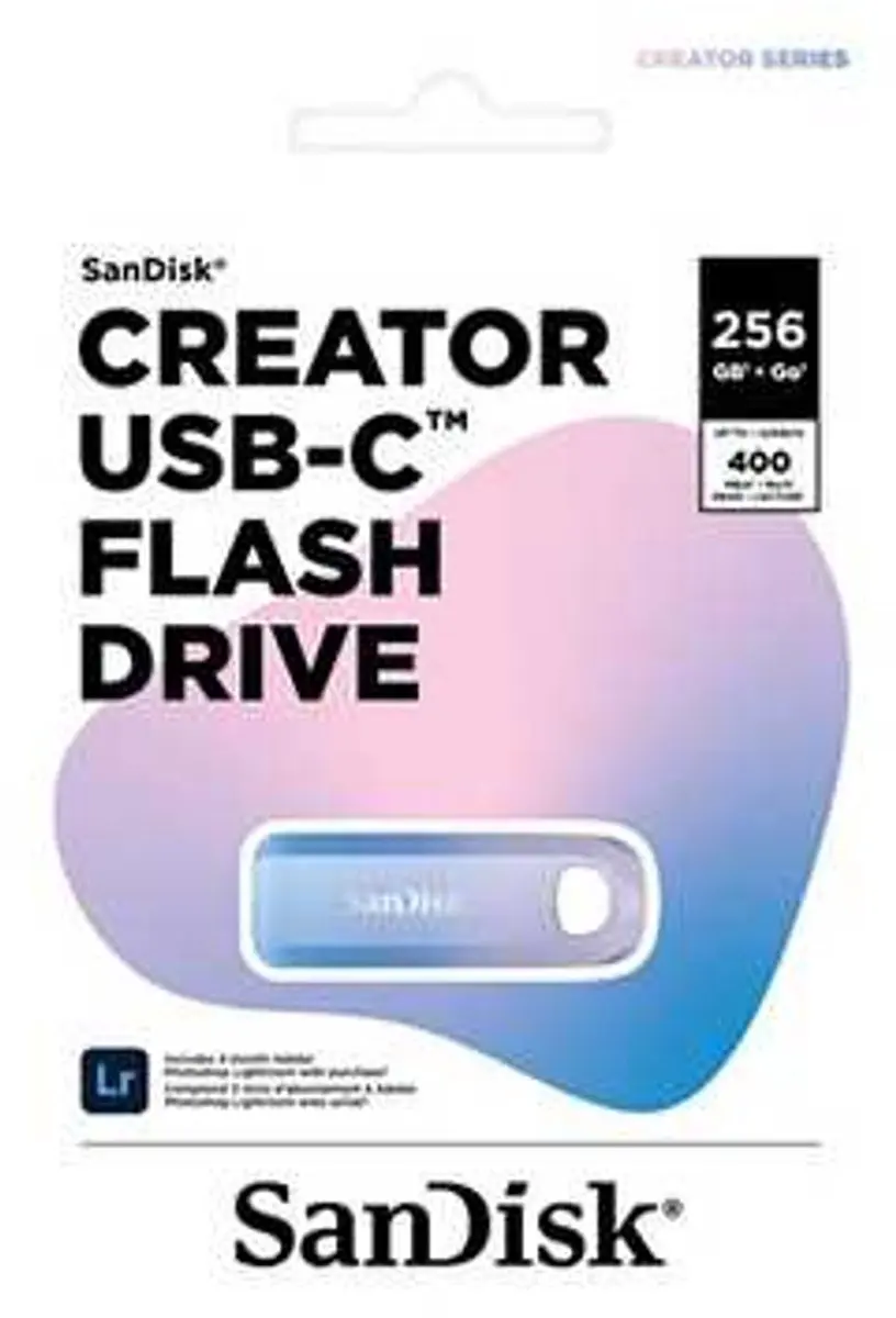 SanDisk Creator SDCZ75C-256G-G46 USB-stick 256GB - Blauw/Lila