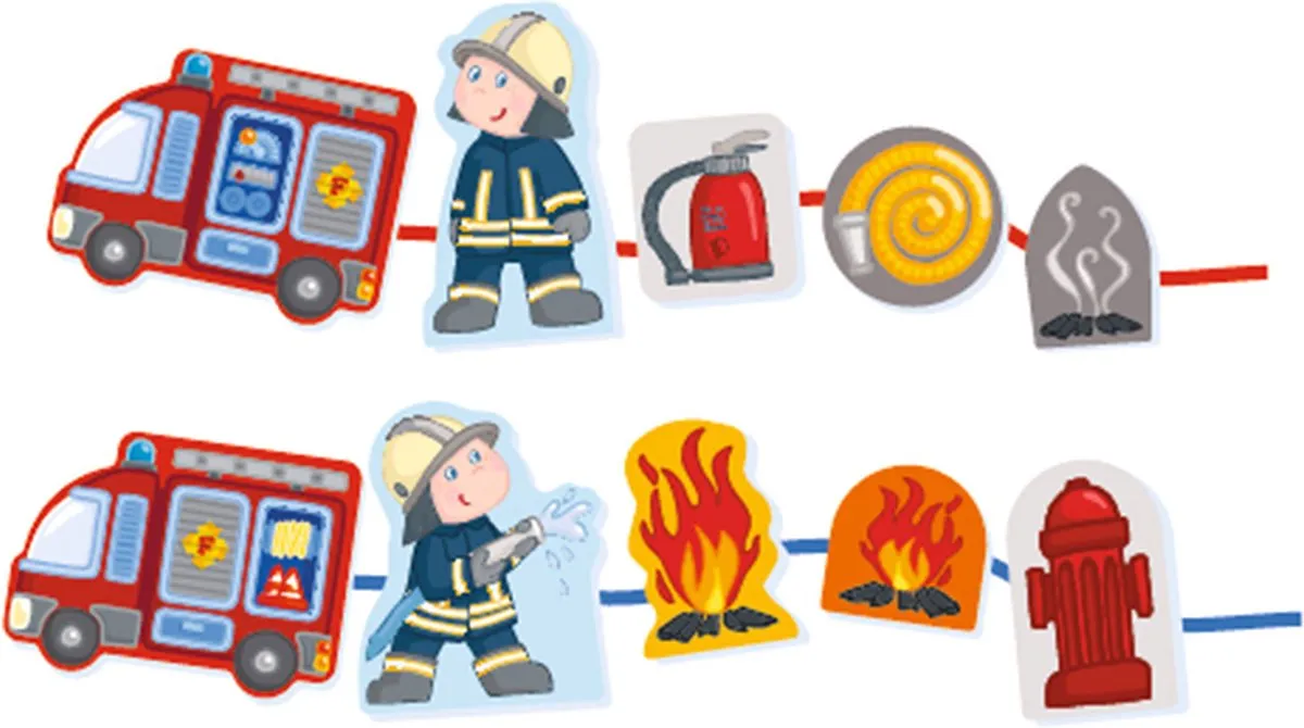 Haba Brandweer Rijgspel - 1 Stuk