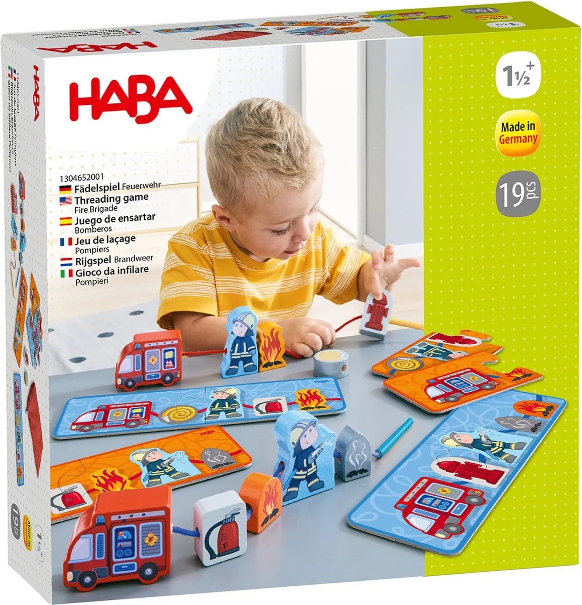 Haba Brandweer Rijgspel - 1 Stuk