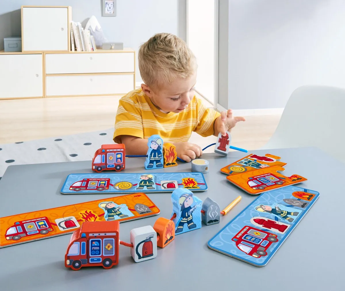 Haba Brandweer Rijgspel - 1 Stuk