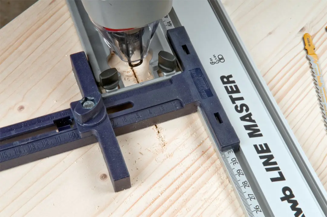 KWB Geleiderail 784400 - Kunststof/Hout