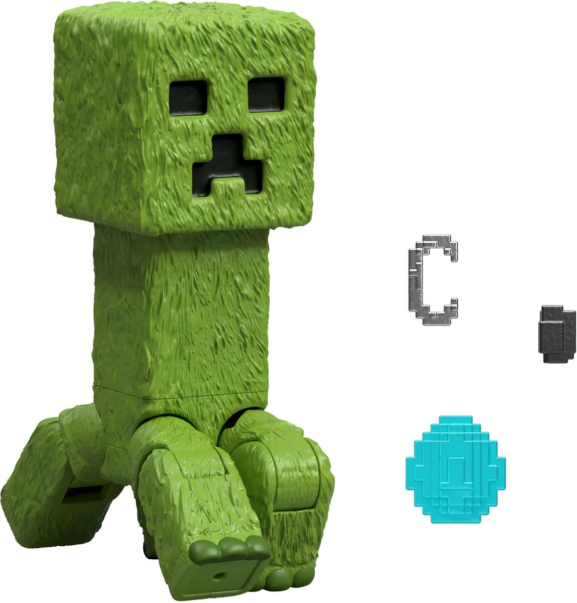 Mattel A Minecraft Movie Creeper Action Figuur 10cm - Multi - afbeelding 6 van 6