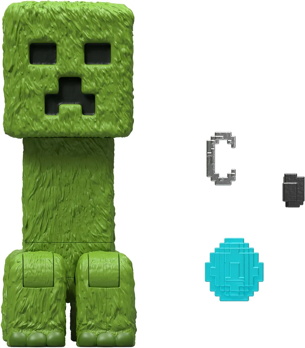 Mattel A Minecraft Movie Creeper Action Figuur 10cm - Multi