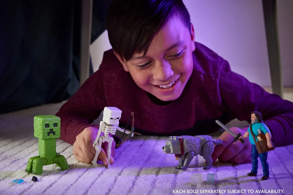 Mattel A Minecraft Movie Creeper Action Figuur 10cm - Multi