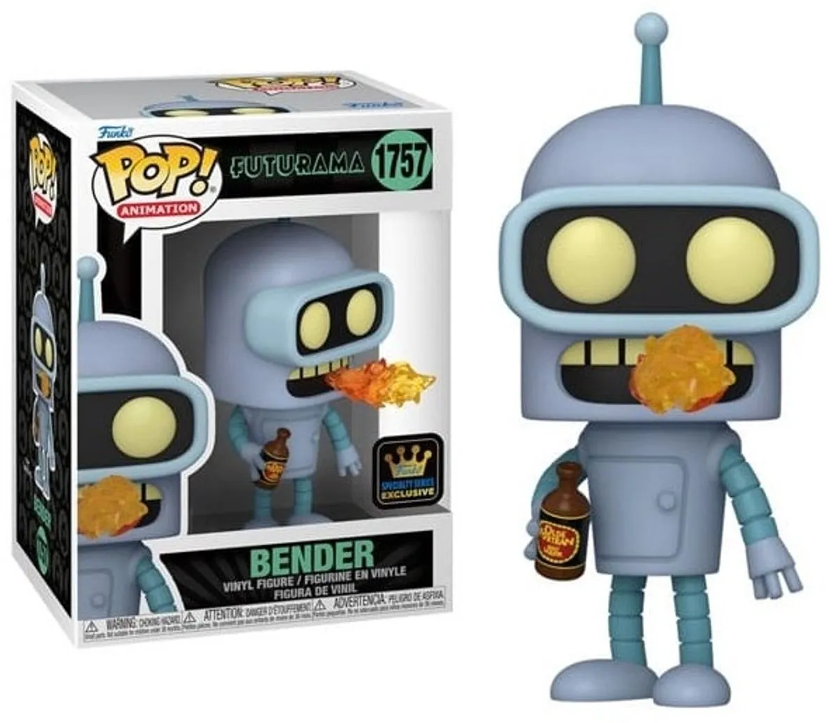Funko Pop Animation Futurama Bender Robotfiguur 9,5cm - 1757