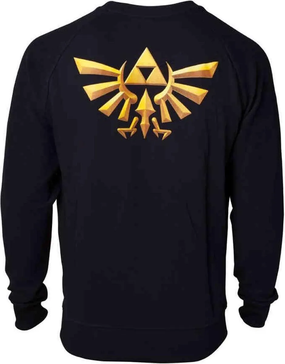 Nintendo Zelda Triforce Crest Sweater - Zwart L