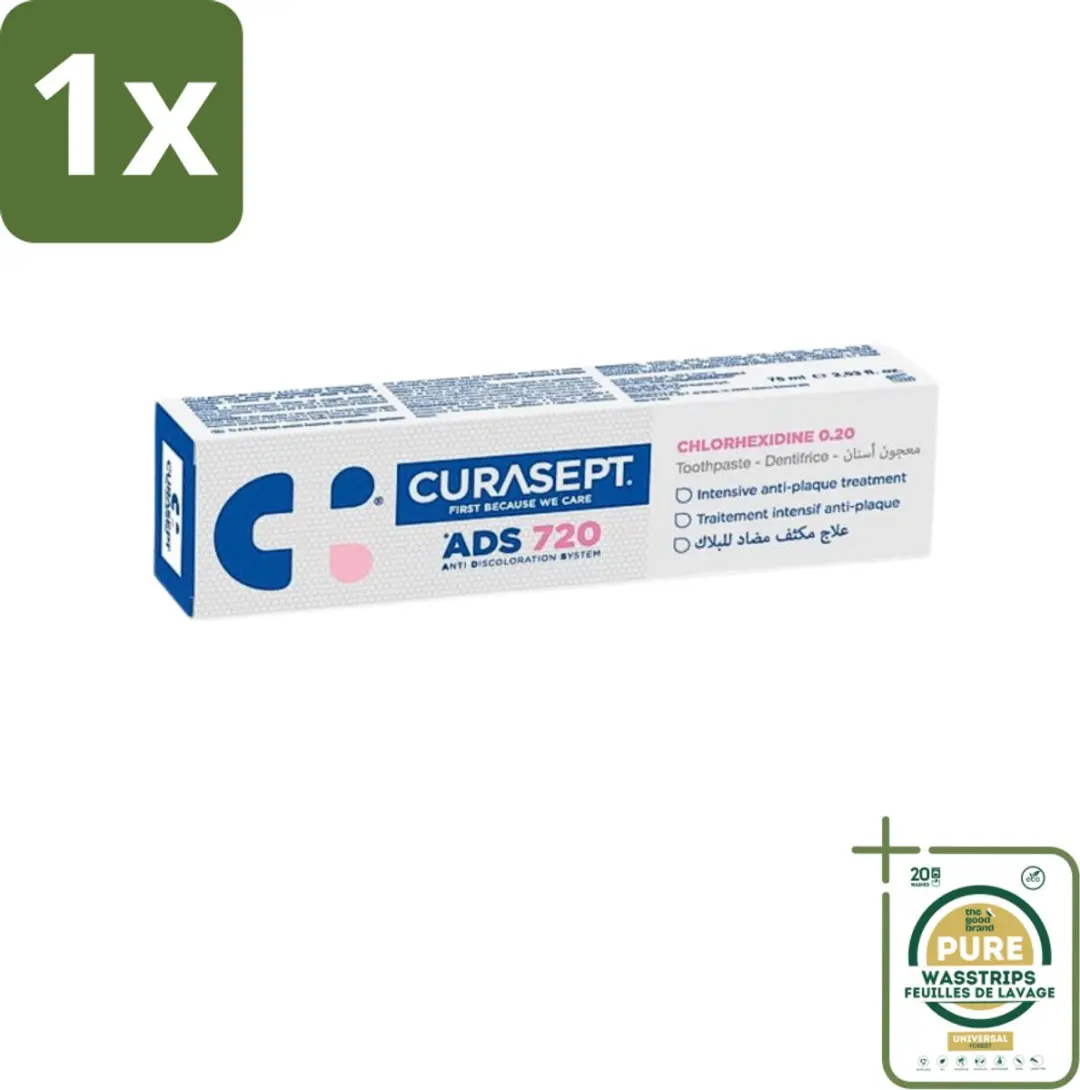 Curasept ADS 720 Gel-Tandpasta 0.20% Chloorhexidine 75ml