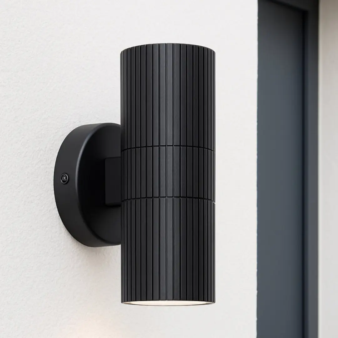 Brilliant Keola Buiten Wandlamp GU10 - 2x10W - Zwart