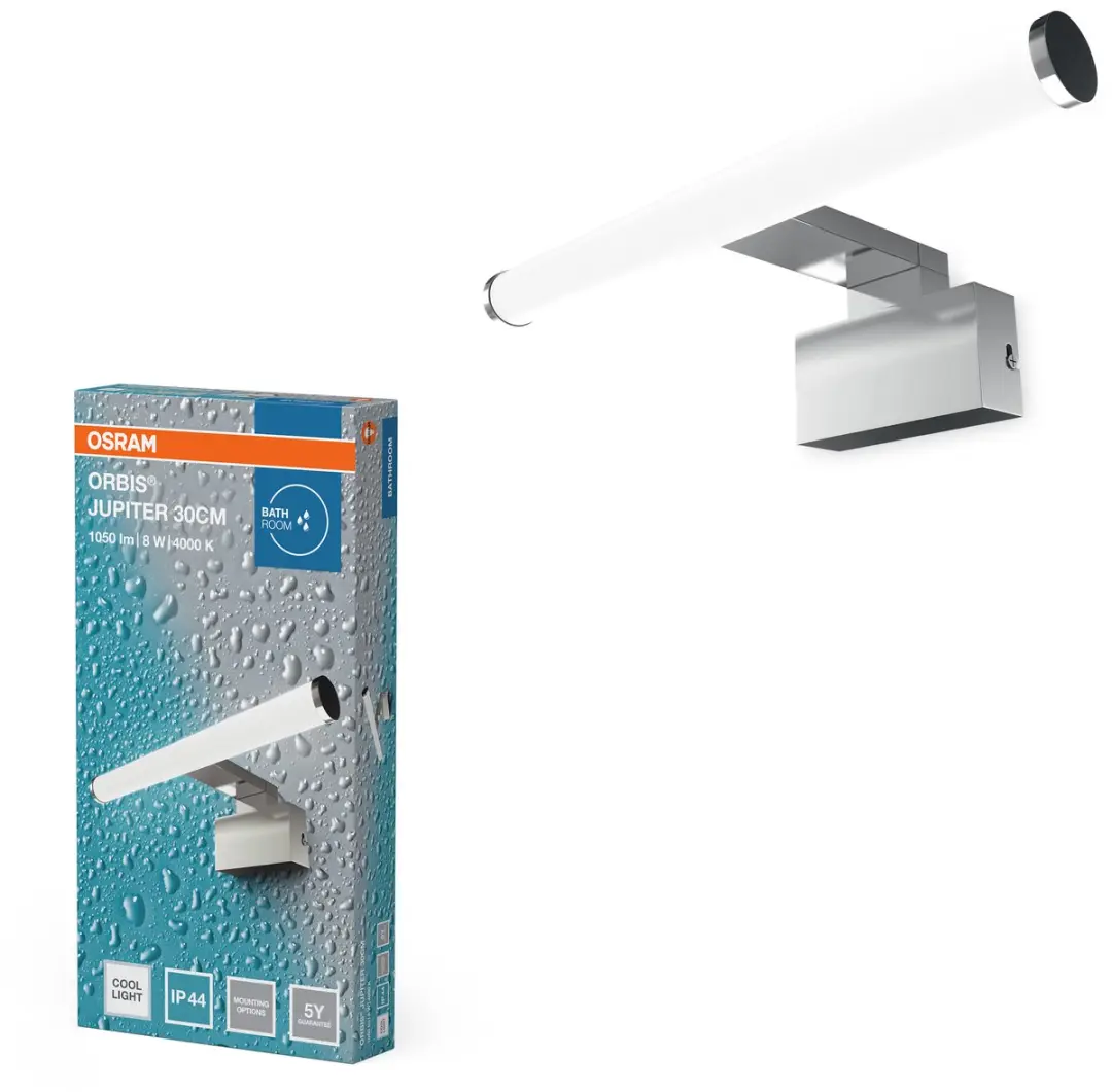Osram Orbis Jupiter 30cm 8W LED - Chroom - 750lm 4000K - afbeelding 4 van 5