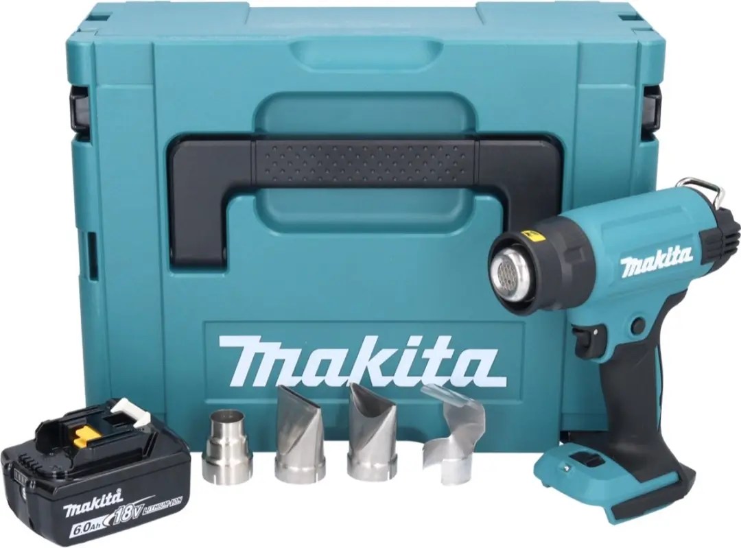 Makita DHG181G1J Heetluchtpistool 18V - 150-550°C - 6,0 Ah