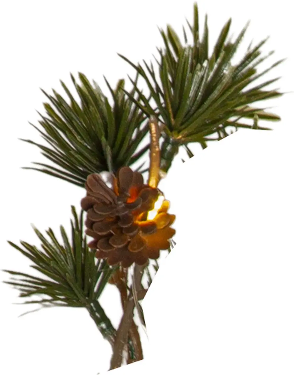 Star Trading LED Dennenkrans Larix - 140cm Warm Wit - Groen