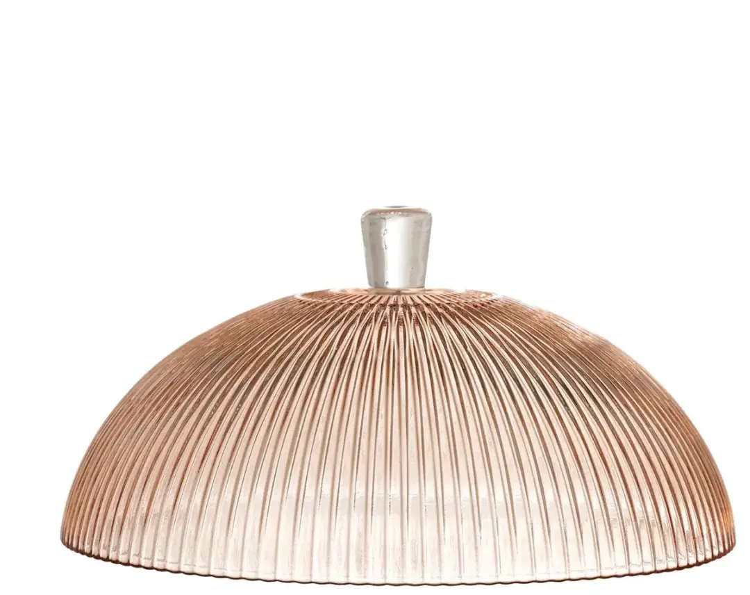 Bloomingville Taartplateau Tayo Glas - 32cm Paars