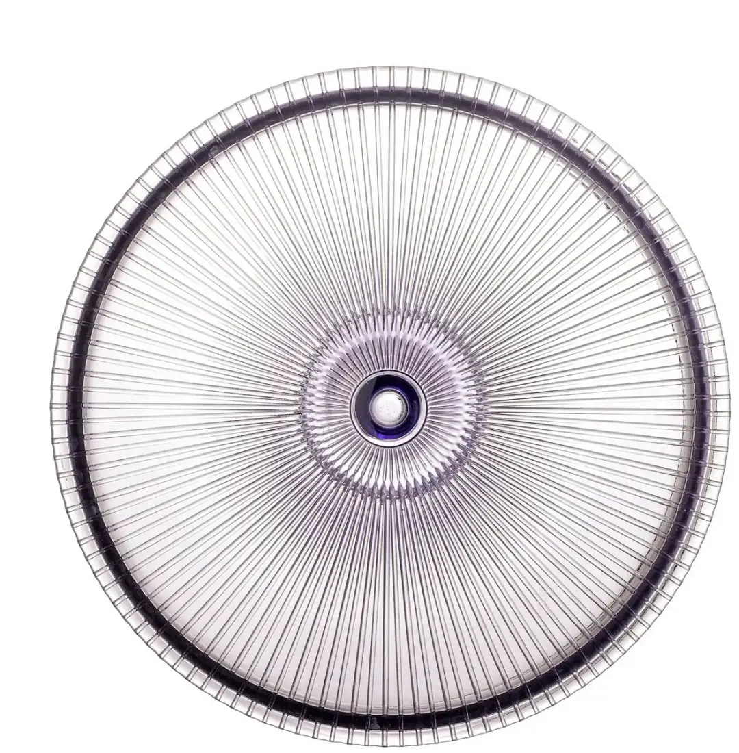 Bloomingville Taartplateau Tayo Glas - 32cm Paars