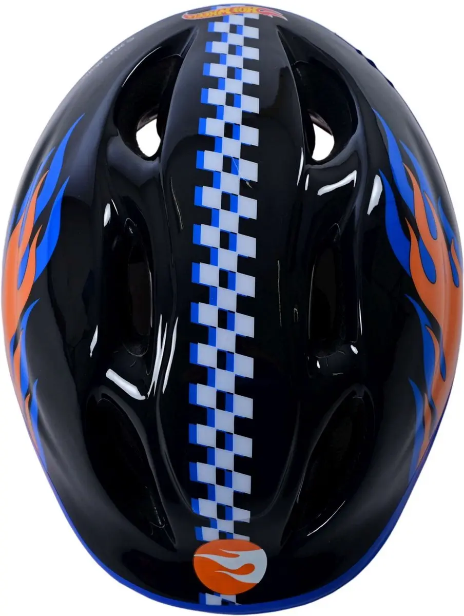 Volare Hot Wheels Fietshelm 52-56cm - Zwart