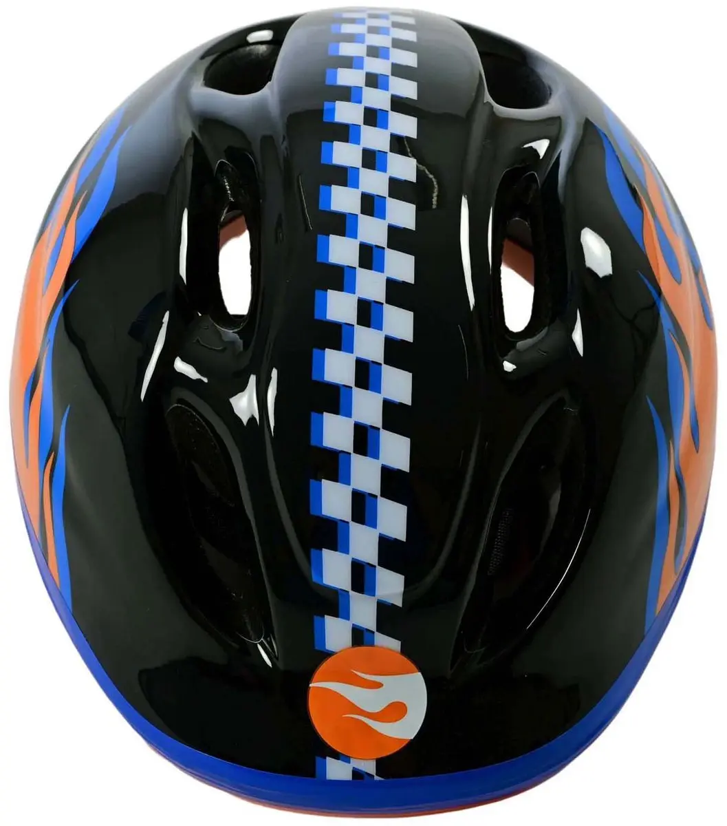 Volare Hot Wheels Fietshelm 52-56cm - Zwart - afbeelding 6 van 6