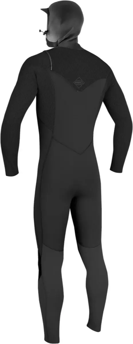 O'Neill Hyperfreak 5/4mm Heren Wetsuit - Chest Zip - Zwart M