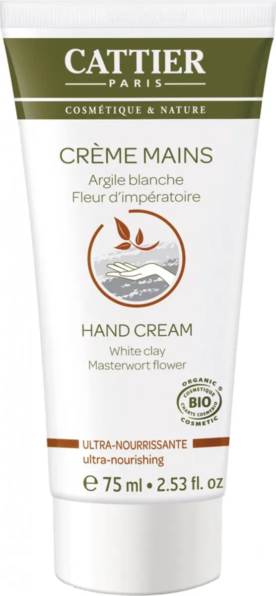 Cattier Organic Handcrème 75ml