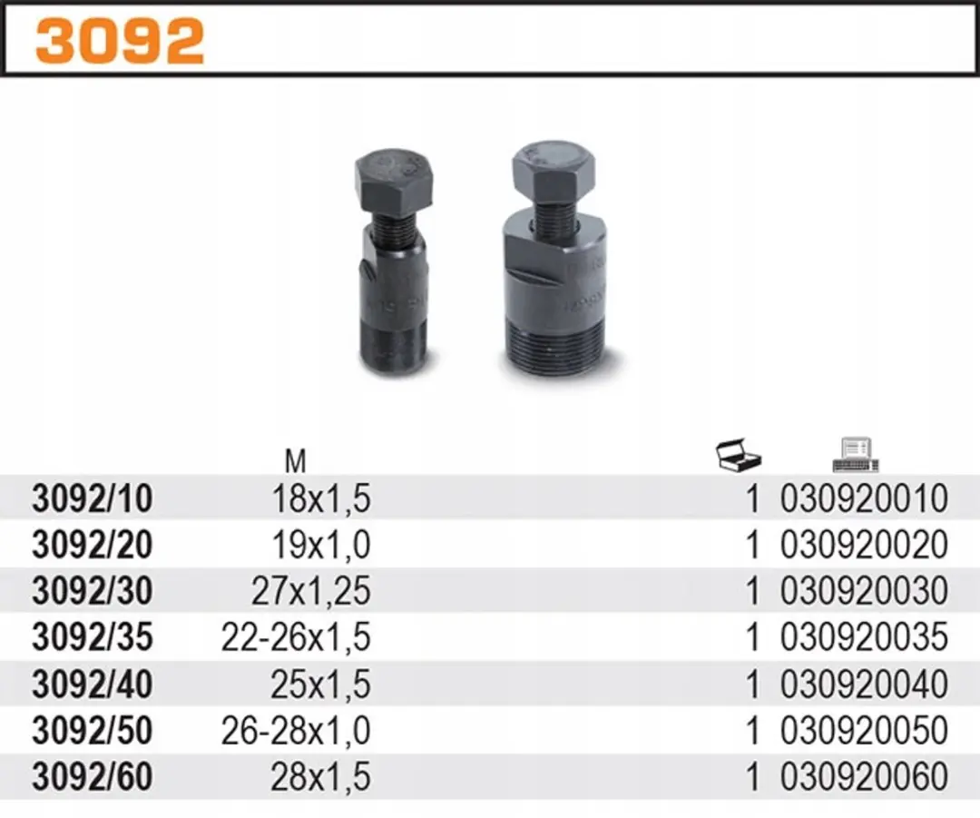 Beta Vliegwieltrekker M26-28x1.0mm