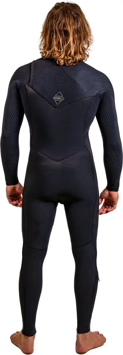 O'Neill Hyperfreak 4/3+ Chest Zip Wetsuit - Zwart - Maat XL
