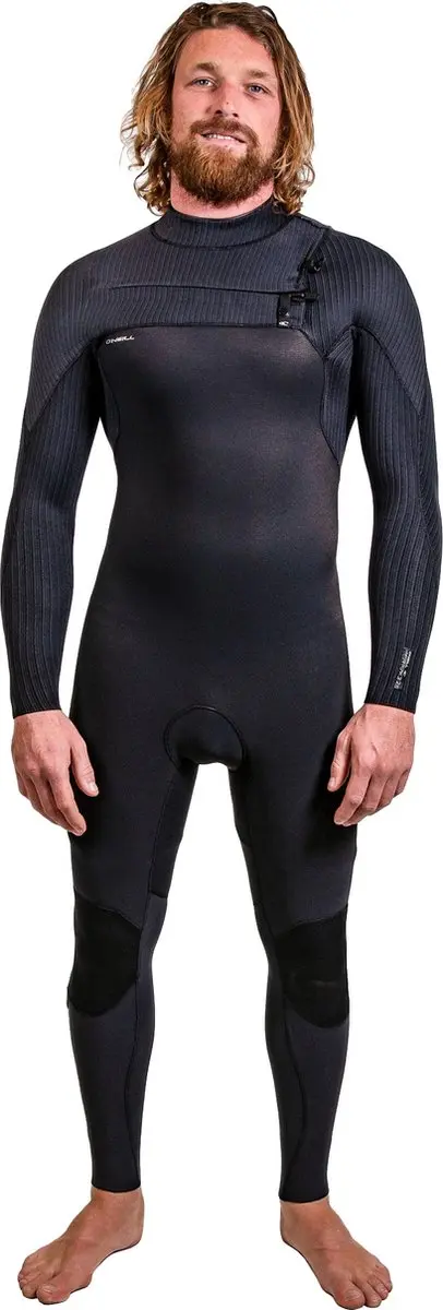O'Neill Hyperfreak 4/3+ Chest Zip Wetsuit - Zwart - Maat XL