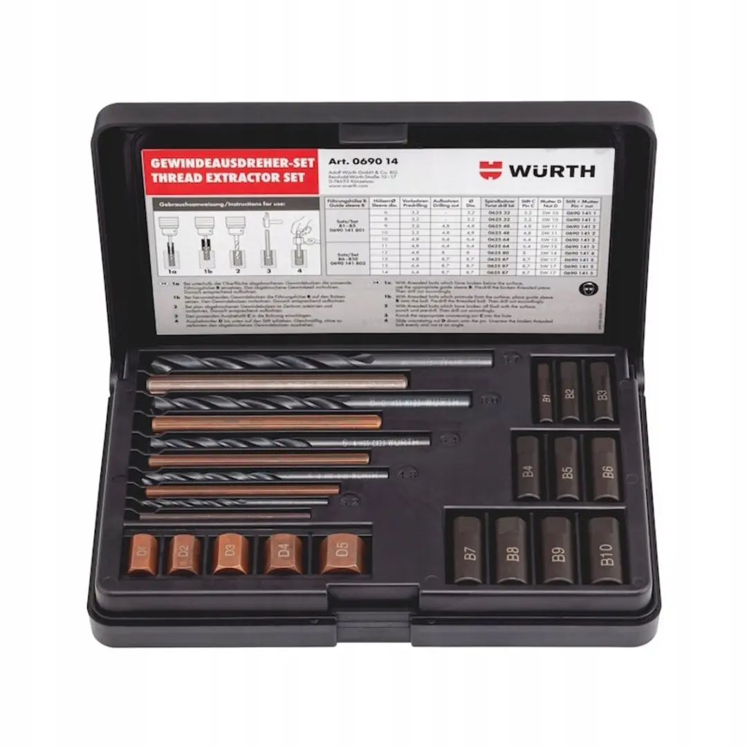 Würth Schroefverwijderaar Set 25-delig